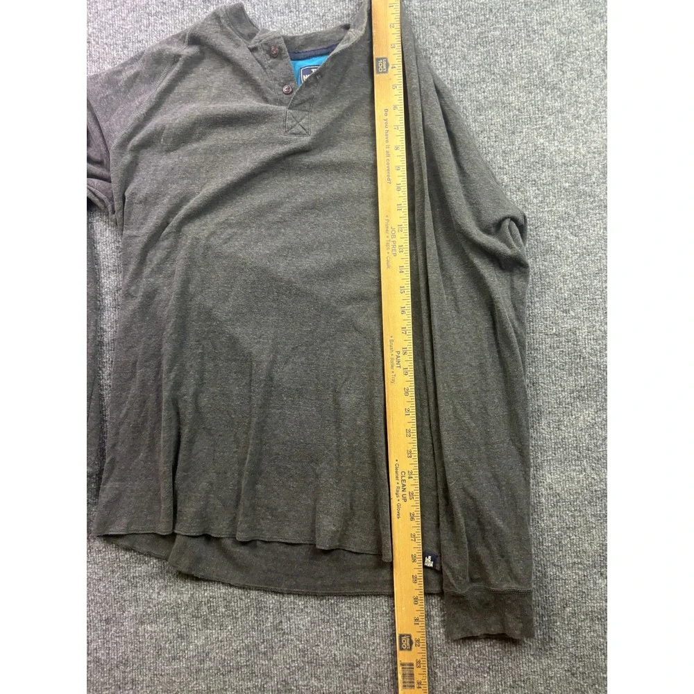 The North Face Henley Shirt Mens XL Long Sleeve Tri-Blend California Heritage